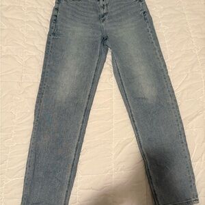 American Eagle Outfitters Light Blue Straight Leg Jeans
